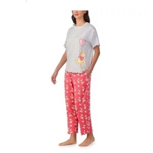 Character Women's Short Sleeve and Pant Pajama Set